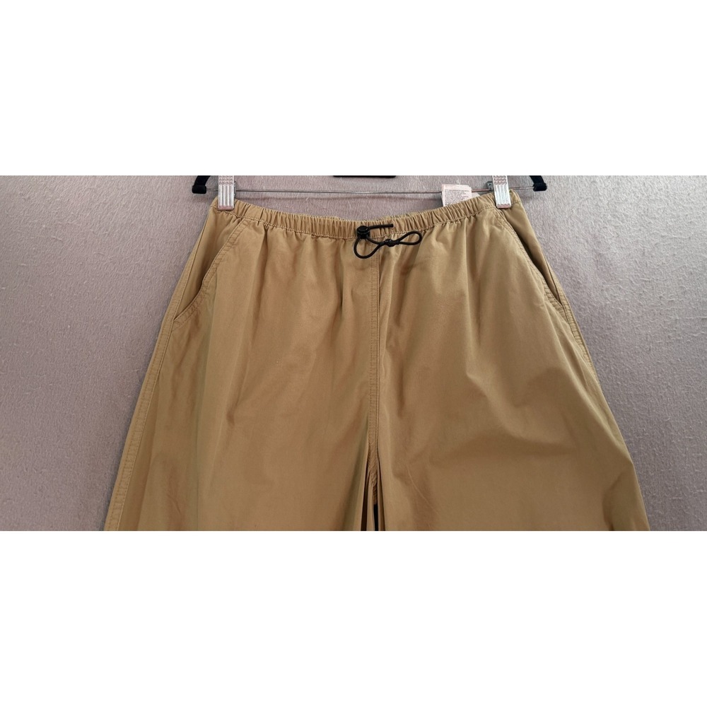 H&M Pants Womens XS Tan Parachute Streetwear Y2K Baggy Gorpcore Cargo Utility - Picture 2 of 13